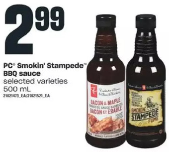 Independent Grocer Pc smokin' stampede bbq sauce offer