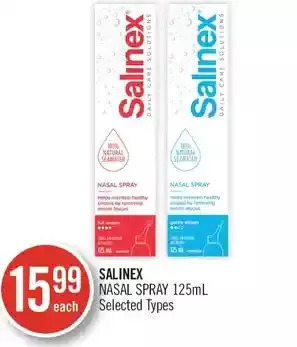 Shoppers Drug Mart Salinex nasal spray offer
