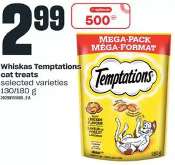 Independent Grocer Whiskas temptations cat treats offer