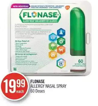 Shoppers Drug Mart Flonase allergy nasal spray offer