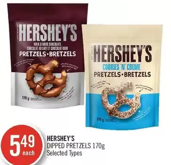 Shoppers Drug Mart Hershey's dipped pretzels offer