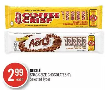 Shoppers Drug Mart Nestle snack size chocolates offer
