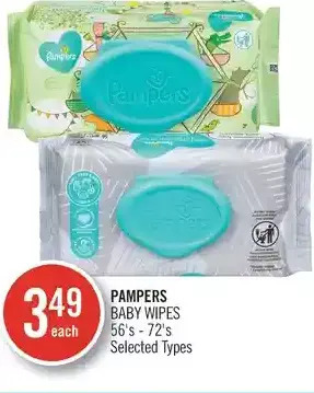 Shoppers Drug Mart Pampers baby wipes offer