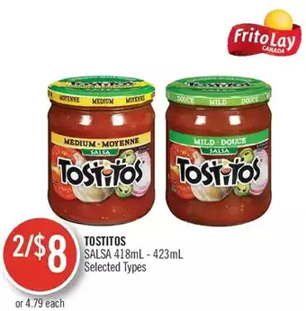Shoppers Drug Mart Tostitos salsa offer
