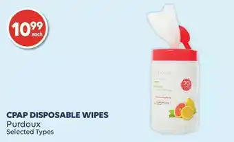 Shoppers Drug Mart Purdoux cpap disposable wipes offer