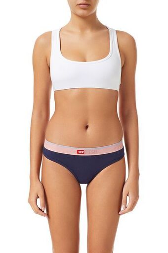Two-pack of thongs with floral print