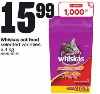 Zehrs Markets Whiskas cat food offer