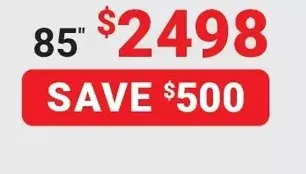 Visions Electronics Samsung 85" qled 4k smart tv offer