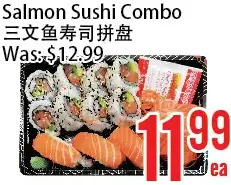 Bestco Food Mart Salmon sushi combo offer
