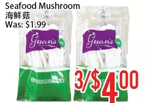 Bestco Food Mart Seafood mushroom offer