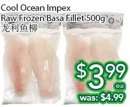 Ample Food Market Cool ocean impex raw frozen basa fillet offer