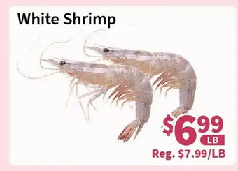 Blue Sky Supermarket White shrimp offer