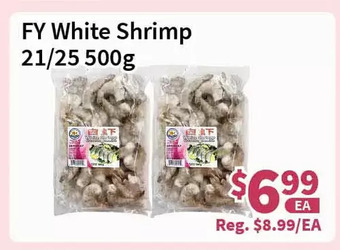 Blue Sky Supermarket Fy white shrimp offer