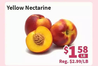 Blue Sky Supermarket Yellow nectarine offer