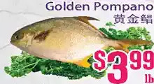 Grant's Foodmart Golden pompano offer