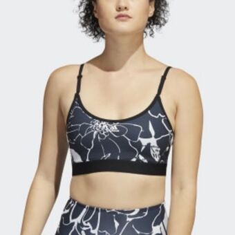 Adidas Light-support flower-print bra offer