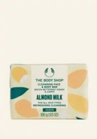 Almond milk cleansing face & body bar