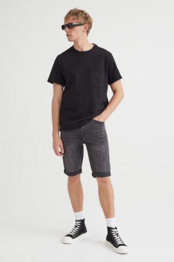 H&M Freefit® slim denim shorts offer
