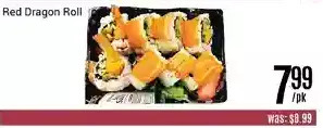 Nations Fresh Foods Red dragon roll offer