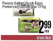 Nations Fresh Foods Foojoy salted duck eggs preserved duck eggs offer
