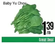 Nations Fresh Foods Baby yu choy offer