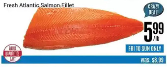 Nations Fresh Foods Fresh atlantic salmon fillet offer