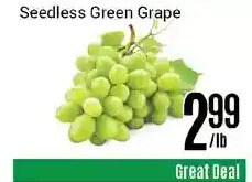 Nations Fresh Foods Seedless green grape offer