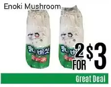 Nations Fresh Foods Enoki mushroom offer