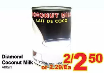 T&T Supermarket Diamond coconut milk offer