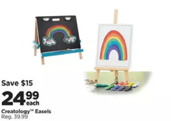 Michaels Creatology easels offer