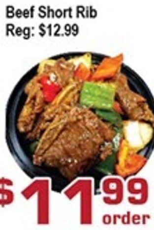 Top Food Supermarket Beef Short Rib offer