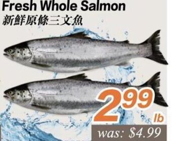 Seasons Foodmart Fresh Whole Salmon offer