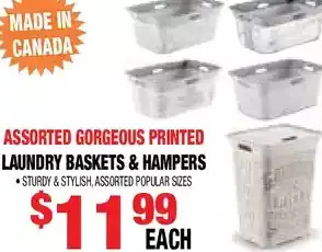 Len's Mill Stores Laundry baskets & hampers offer