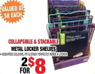 Len's Mill Stores Metal locker shelves offer