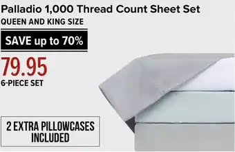 Linen Chest Palladio 1,000 thread count sheet set offer