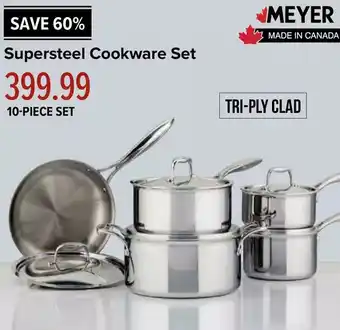 Linen Chest Meyer supersteel cookware set offer