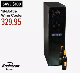 Linen Chest Koolatron 18-bottle wine cooler offer