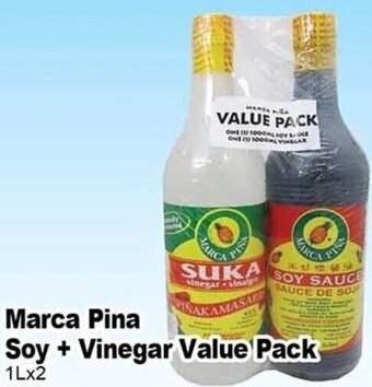 T&T Supermarket Marca Pina Soy + Vinegar Value Pack 1Lx2 offer