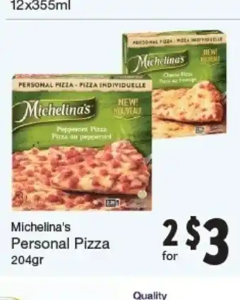 Quality Foods Personal Pizza offer