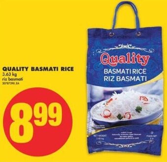 No Frills Quality Basmati Rice 3.63 kg offer