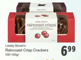 Quality Foods Raincoast Crisp Crackers offer