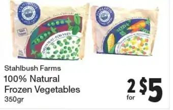 Quality Foods Natural Frozen Vegetables offer
