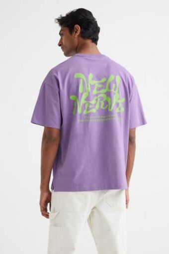 H&M Oversized fit cotton t-shirt offer