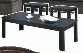 Surplus Furniture Black 3-piece table set offer