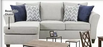 Cayman silver sofa&chaise