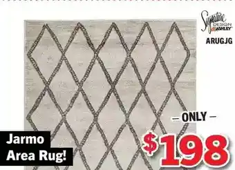 Surplus Furniture Jarmo gray&taupe area rug offer
