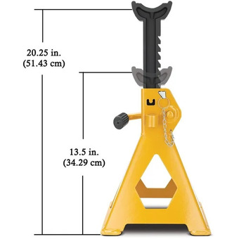 Princess Auto Cat 4 ton jack stands with safety pin offer