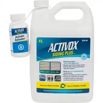 Princess Auto Outdoor siding plus activox cleaner offer