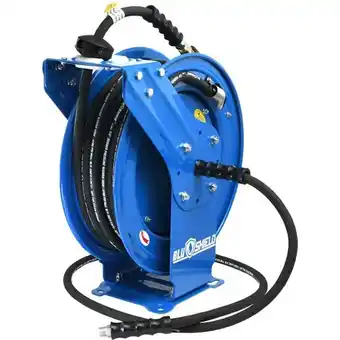 Princess Auto 3/8 in. x 50 ft dual-arm retractable pressure washer hose reel offer