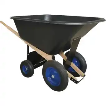 Princess Auto Power fist 10 cu. ft poly 4-wheel wheelbarrow offer